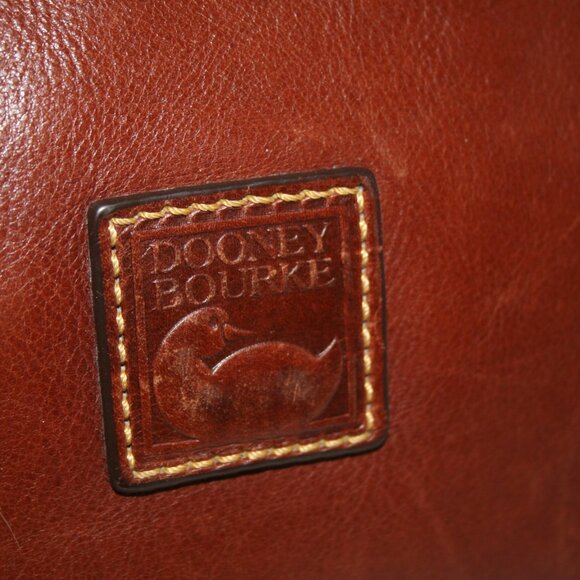 Dooney & Bourke Brown Florentine Vacchetta Leather shoulder Bag - Picture 6 of 11